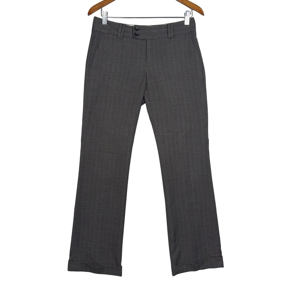 Banana Republic Ryan Fit Low Rise Pants Womens 2 Office Pinstripe Siren Academia